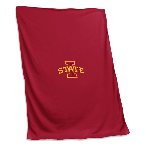 Logo Brands I-State Cardinal Sweatshirt Blanket (54"x84")